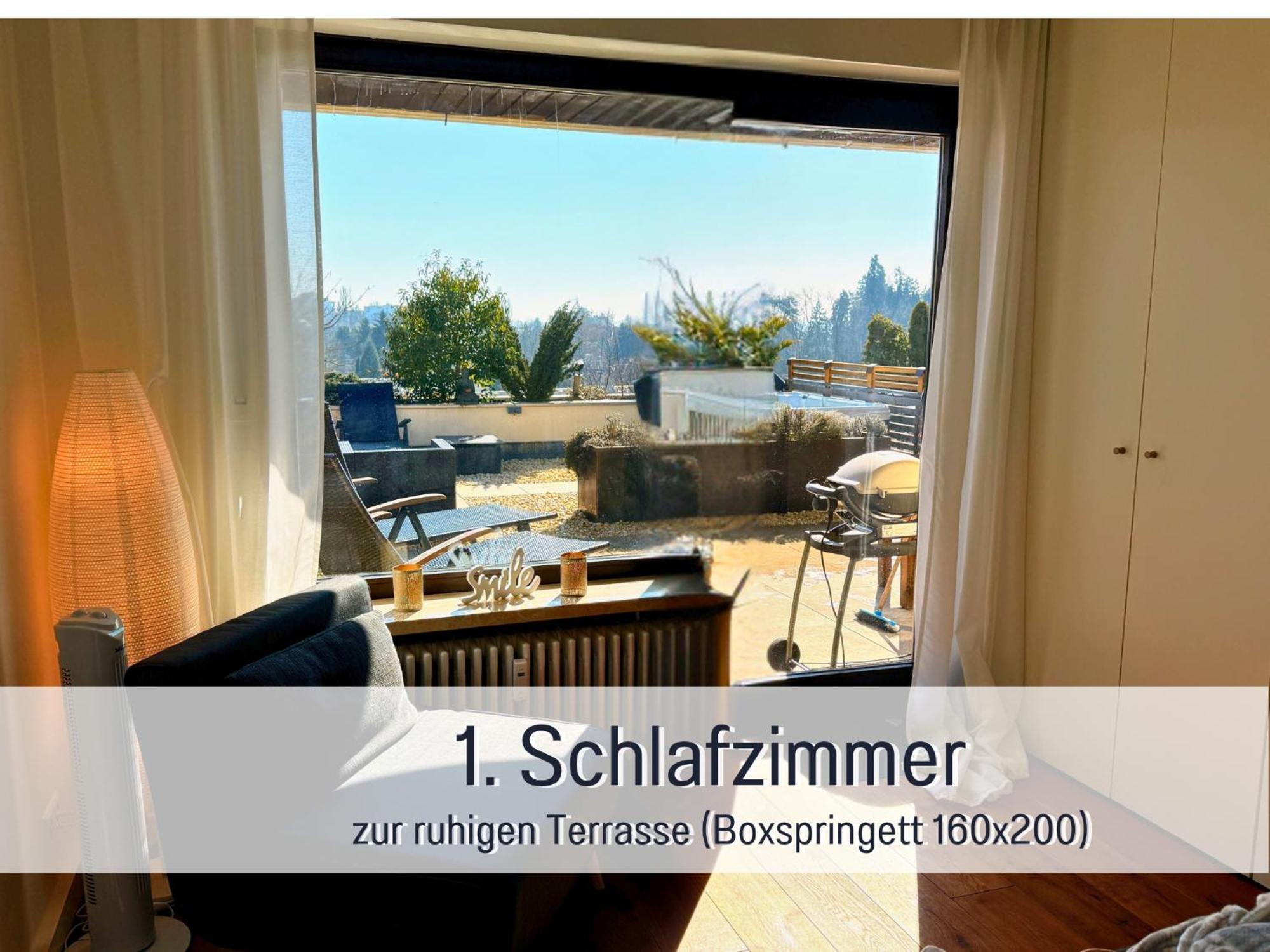 Sonnenterrasse - 3 Schlafzimmer, Whirlpool & Alpenblick - Perfekt Fuer Romantik Oder Familienurlaub Mit Kind , Hund Willkommen By Ferienwohnenamsee - Иберлинген Экстерьер фото